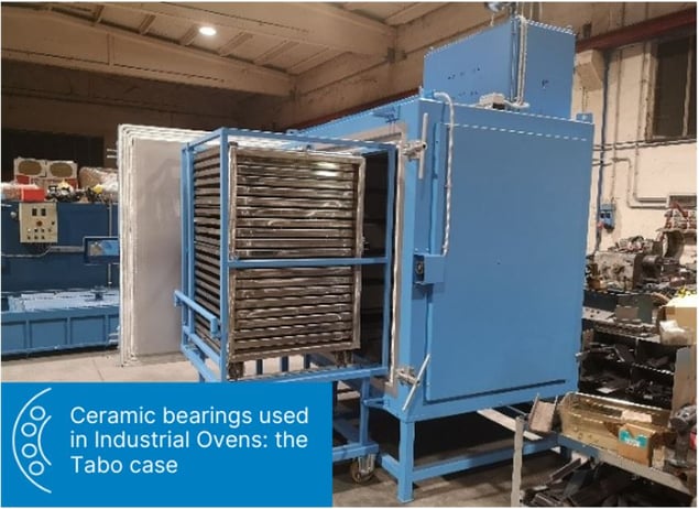Ceramic bearings used in Industrial ovens the Tabo case